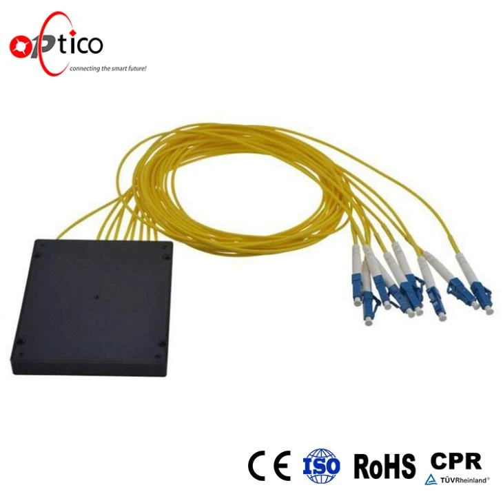 LC fiber plc splitter
