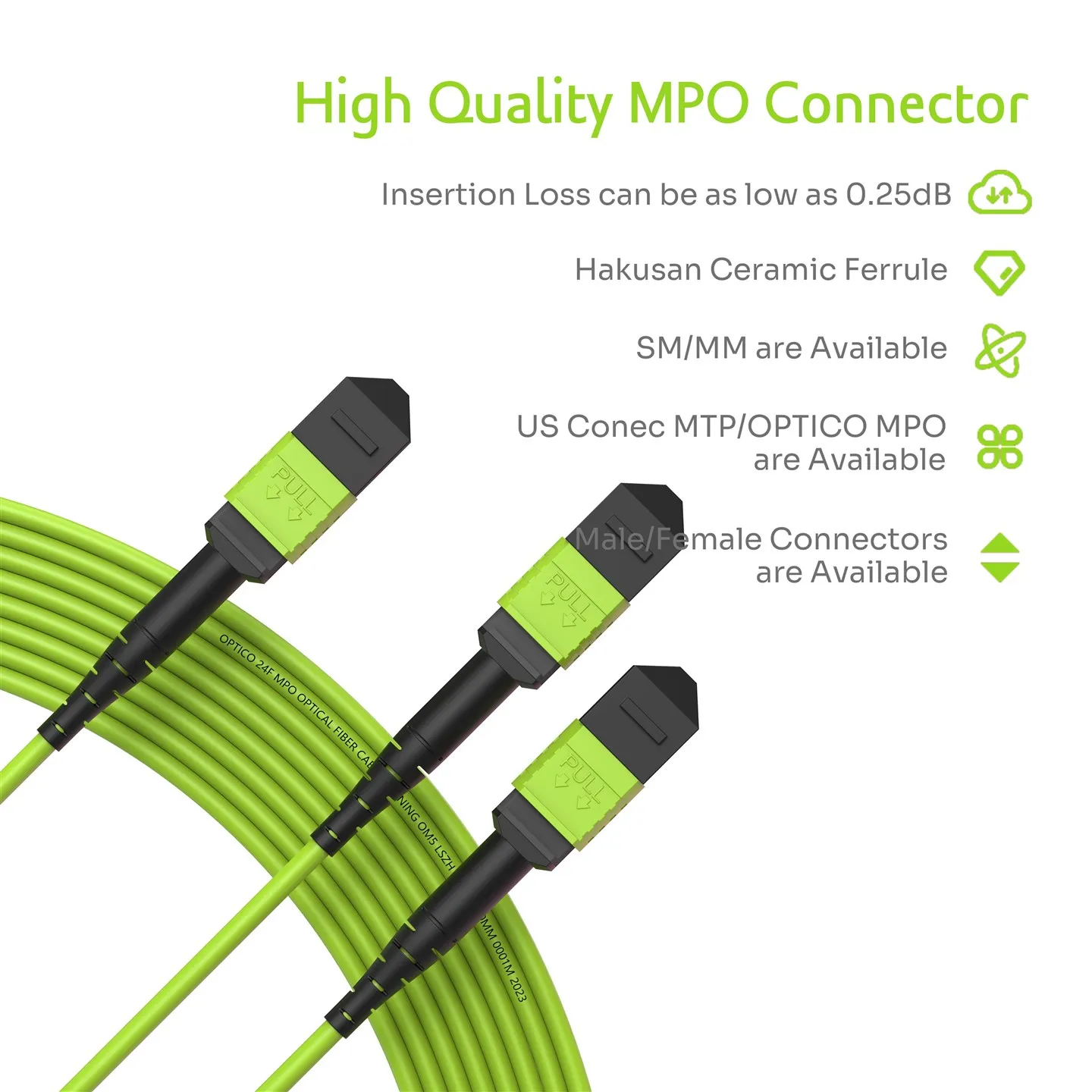 24F MTP MPO Y Type Cable OM5