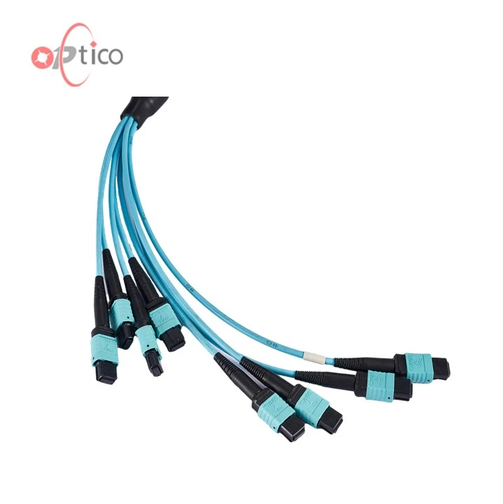 8F MPO Cable With Pulling Eye 8F MPO Cable With Pulling Eye